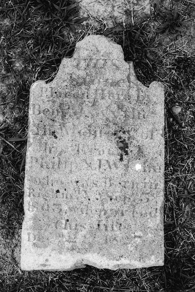 The headstone of Philip N. J. Wythe in Barton Heights Cemeteries, Richmond, Virginia, July 2017, by Kate Thompson Feucht.